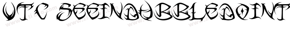 VTC Seeindubbledointriple Regular字体转换
